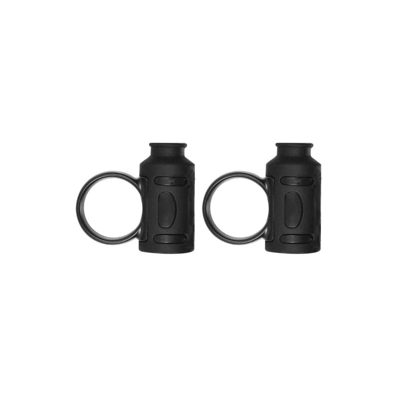 VOBRAMY 2pcs Drum Stick Control Clip Finger Ring Anti Slip Drumsticks Accessories For Drummer Beginners Practice - Black - Image 2